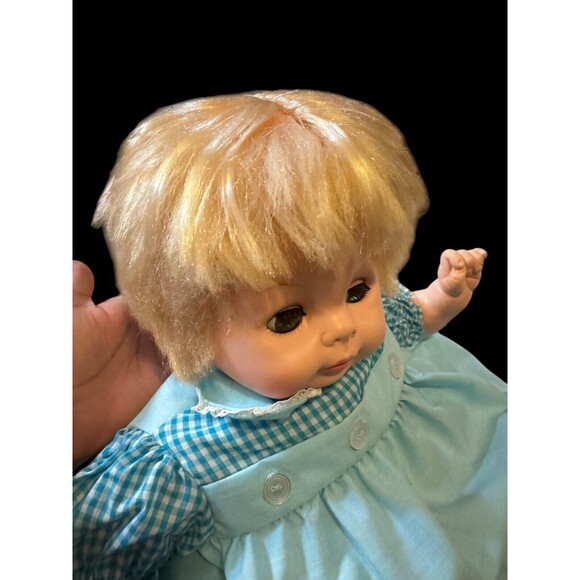 222” Vintage Vogue BABY DEAR ONE Blonde/Blue Eyes Doll Redesigned Face 1965 - Picture 11 of 15
